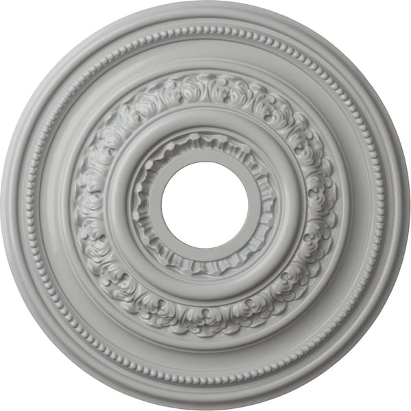 Ekena Millwork Orleans Ceiling Medallion (Fits Canopies up to 4 5/8"), 17 5/8"OD X 3 5/8"ID X 1 7/8"P, Frost CM17OLFRF - main